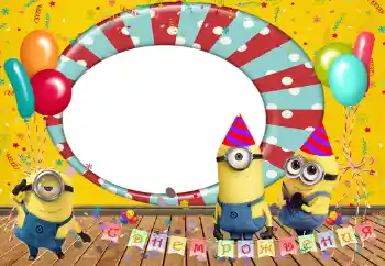 Photo effect from category Birthday № 112720. An inscription on the frame: Happy Birthday!