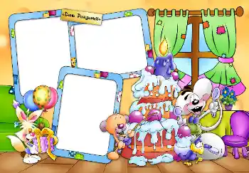 Photo effect from category Birthday № 1599. An inscription on the frame: Birthday