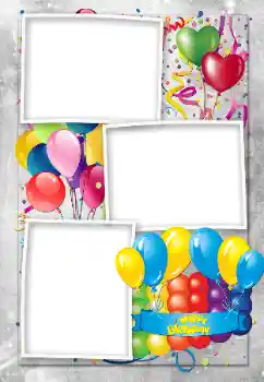 Photo effect from category Birthday № 169335. An inscription on the frame: Happy Birthday!