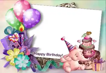 Photo effect from category Birthday № 52257. An inscription on the frame: Happy Birthday! Photo effect from category Birthday № 52257. An inscription on the frame: Happy Birthday!