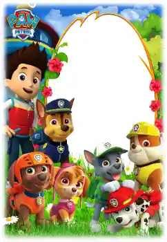 Photo effect from category Different for children № 158461. An inscription on the frame: PAW Patrol Photo effect from category Different for children № 158461. An inscription on the frame: PAW Patrol