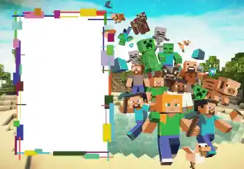 Photo effect from category Different for children № 166509. An inscription on the frame: Minecraft Photo effect from category Different for children № 166509. An inscription on the frame: Minecraft