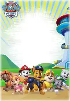 Photo effect from category Different for children № 170662. An inscription on the frame: PAW Patrol Photo effect from category Different for children № 170662. An inscription on the frame: PAW Patrol