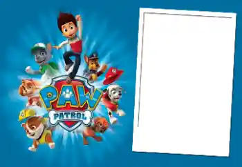 Photo effect from category Different for children № 174062. An inscription on the frame: PAW Patrol