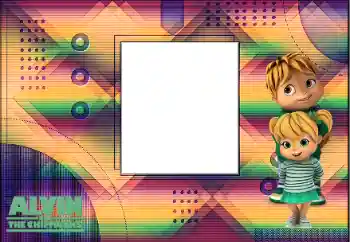Photo effect from category Different for children № 175338. An inscription on the frame: Alvin and the Chipmunks