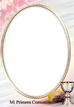 Photo effect from category Different for children № 206199. An inscription on the frame: First communion