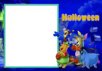 Photo effect from category Children's holidays № 103871. An inscription on the frame: Halloween