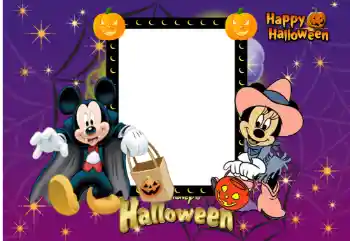 Photo effect from category Children's holidays № 61622. An inscription on the frame: Happy Halloween
