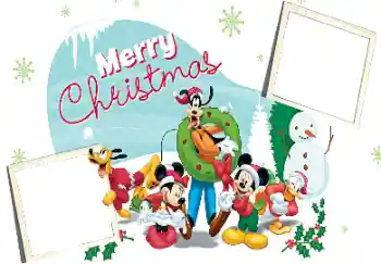 Photo effect from category Children's holidays № 67297. An inscription on the frame: Merry Christmas