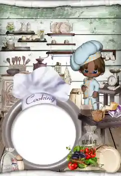 Photo effect from category I want to know everything and be able to № 13928. An inscription on the frame: Cooking