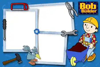 Photo effect from category I want to know everything and be able to № 37163. An inscription on the frame: Bob the Builder