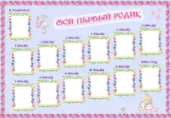 Photo effect from category The first year № 1999. An inscription on the frame: 1 year Photo effect from category The first year № 1999. An inscription on the frame: 1 year