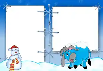 Photo effect from category Winter fun № 3910 Photo effect from category Winter fun № 3910