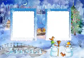 Photo effect from category Winter fun № 3936. An inscription on the frame: Winter Photo effect from category Winter fun № 3936. An inscription on the frame: Winter