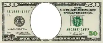 Photo effect from category Money № 1027. An inscription on the frame: 50 долларов Photo effect from category Money № 1027. An inscription on the frame: 50 долларов