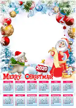 Photo effect from category Calendars № 160677. An inscription on the frame: 2026