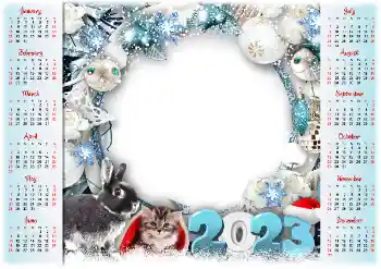 Photo effect from category Calendars № 202169. An inscription on the frame: 2026