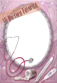 Photo effect from category Different № 197691. An inscription on the frame: Mi doctora favorita