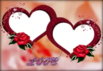 Photo effect from category Frames for Lovers № 164694. An inscription on the frame: Love