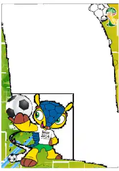 Photo effect from category Men's photo frames № 26482. An inscription on the frame: Brasil 2014