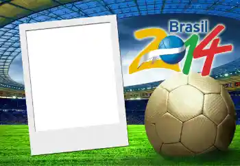 Photo effect from category Men's photo frames № 50819. An inscription on the frame: Brasil 2014