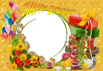 Photo effect from category Birthday cards № 123249. An inscription on the frame: Happy Birthday! Photo effect from category Birthday cards № 123249. An inscription on the frame: Happy Birthday!