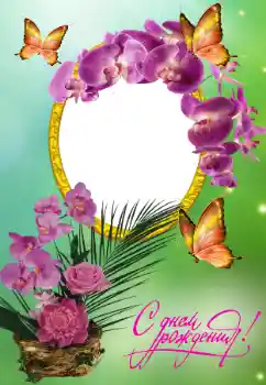 Photo effect from category Birthday cards № 150614. An inscription on the frame: Happy Birthday! Photo effect from category Birthday cards № 150614. An inscription on the frame: Happy Birthday!