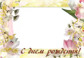 Photo effect from category Birthday cards № 198806. An inscription on the frame: Happy Birthday! Photo effect from category Birthday cards № 198806. An inscription on the frame: Happy Birthday!