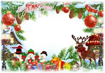 Photo effect from category New Year cards № 147826. An inscription on the frame: Happy New Year! Photo effect from category New Year cards № 147826. An inscription on the frame: Happy New Year!