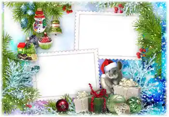 Photo effect from category New Year cards № 161979 Photo effect from category New Year cards № 161979