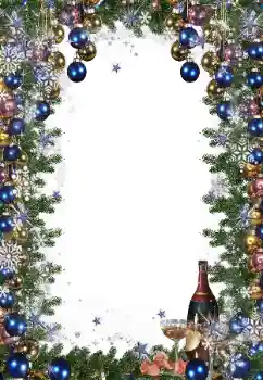 Photo effect from category New Year cards № 36362