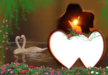 Photo effect from category Different holidays № 154570. An inscription on the frame: Kiss Day