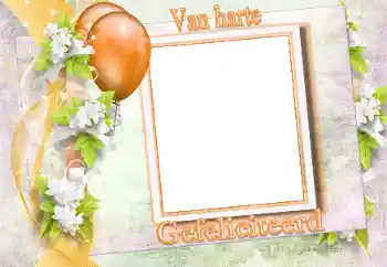 Photo effect from category Different holidays № 170500. An inscription on the frame: Congratulations!
