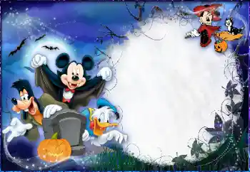 Photo effect from category Different holidays № 175384. An inscription on the frame: Happy Halloween