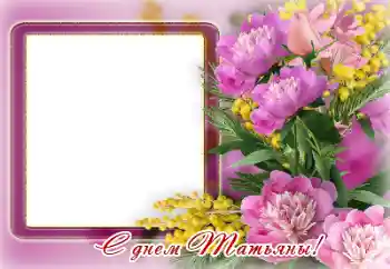 Photo effect from category Different holidays № 179423. An inscription on the frame: Congratulations!