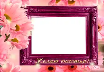Photo effect from category Different holidays № 180880. An inscription on the frame: Congratulations!