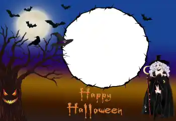 Photo effect from category Different holidays № 191755. An inscription on the frame: Happy Halloween Photo effect from category Different holidays № 191755. An inscription on the frame: Happy Halloween