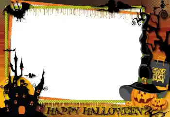 Photo effect from category Different holidays № 60306. An inscription on the frame: Happy Halloween Photo effect from category Different holidays № 60306. An inscription on the frame: Happy Halloween