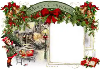 Photo effect from category Christmas cards № 111866. An inscription on the frame: Merry Christmas! Photo effect from category Christmas cards № 111866. An inscription on the frame: Merry Christmas!
