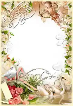 Photo effect from category Valentine's Day cards № 130714. An inscription on the frame: Happy Valentines Day!