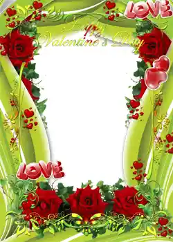 Photo effect from category Valentine's Day cards № 1437. An inscription on the frame: Happy Valentines Day! Photo effect from category Valentine's Day cards № 1437. An inscription on the frame: Happy Valentines Day!