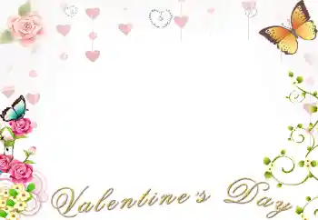 Photo effect from category Valentine's Day cards № 67115. An inscription on the frame: Valentine's Day