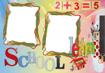 Photo effect from category Different for school № 131589. An inscription on the frame: School
