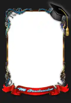 Photo effect from category Different for school № 198954. An inscription on the frame: Graduation!