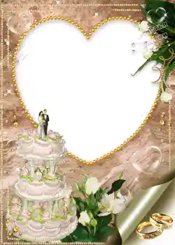 Photo effect from category Wedding frames № 1083 Photo effect from category Wedding frames № 1083