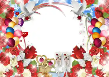 Photo effect from category Wedding frames № 1089 Photo effect from category Wedding frames № 1089