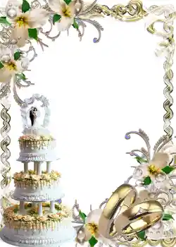 Photo effect from category Wedding frames № 1095 Photo effect from category Wedding frames № 1095