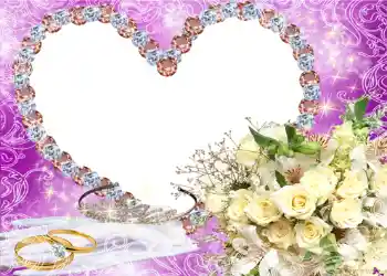 Photo effect from category Wedding frames № 178 Photo effect from category Wedding frames № 178